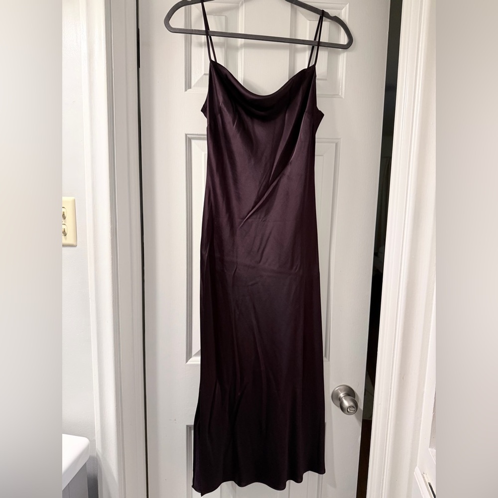 Express Satin Midi Dress